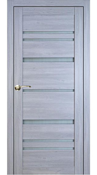 Двері Portalino PL-ECO-5 ПВХ плівка Сонома сіра