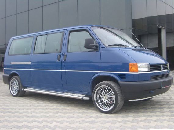 Бокові пороги KB002 d60мм (2 шт., нерж) для Volkswagen T4 Caravelle/Multivan | Зображення 2
