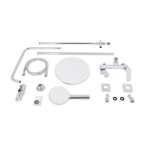 Душова система універсальна Qtap Evia на три споживача (з виливом) QTEVI111CRM47583 Chrome | Зображення 8