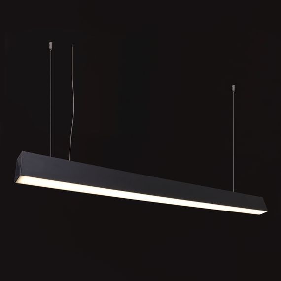 Линейный подвесной светодиодный светильник FLF-66 45W NW BK LED 1,2m | Зображення 2