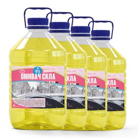 Омыватель стекла Зимний -12°C "Лимон" Lotus УПАКОВКА 4 шт. x 4 л