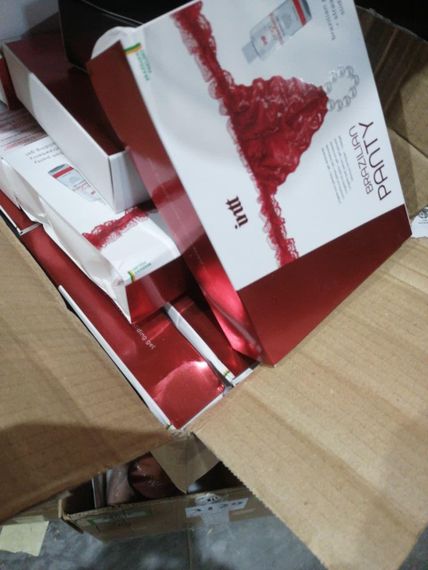 Набір Intt BRAZILIAN PANTY RED (м'яте паковання!!!) Sex Aura | Зображення 1