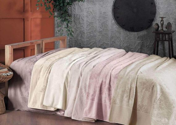 Махровое покрывало Pupilla 220 х 240 см Sarah Gul Kurusu | Зображення 1