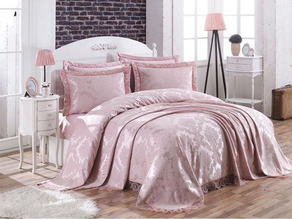 Покрывало 240х260 Gardines – Diana пудровое