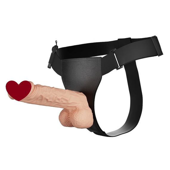 Страпон з вібро BAILE ULTRA PASSIONATE HARNESS sexstyle