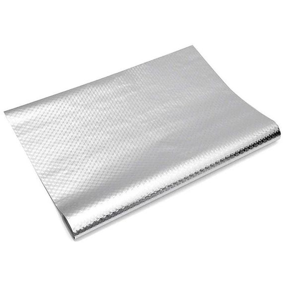 Самоклеюча фольга для кухонних поверхонь 5м х 60см, Ромб / Маслостійка кухонна плівка з фольги / Водонепроникна алюмінієва фольга | Зображення 3