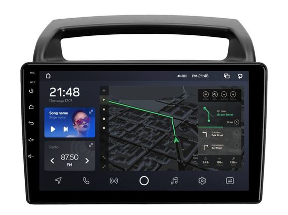 Штатна магнітола AMS T910 6+128 Gb Kia Carnival VQ 2006-2014