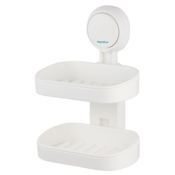 Мильниця на вакуумній присосці Aquatica подвійна s42 142×111×201мм (9784290) | Зображення 4
