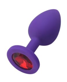 Силіконова анальна пробка із кристалом SKN KSIL-09S ( розмір S ) sexstyle