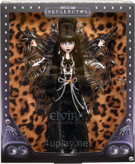 Колекційна лялька Ельвіра володарка темряви Mattel Monster High Skullector Elvira Mistress of The Dark | Зображення 1