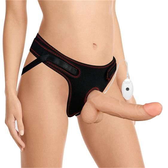 Страпон з вібрацією - Ingen Easy Strap-On Set 8.5" With Vibration Sex Aura | Зображення 1
