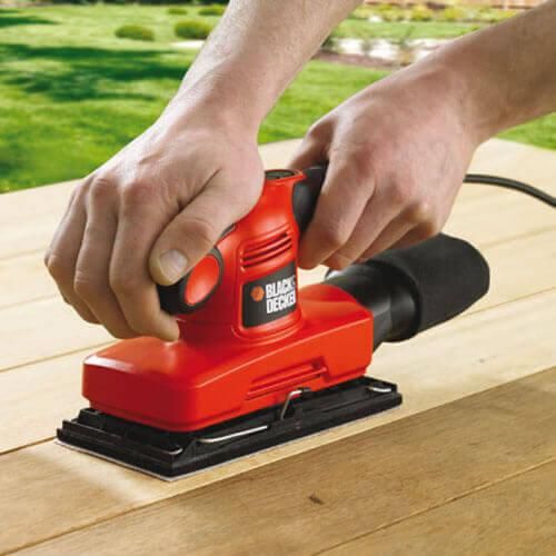 Шлифмашина вибрационная сетевая BLACK+DECKER KA320EKA | Зображення 4