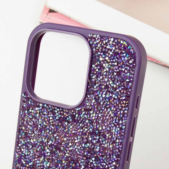 TPU чохол Bling World Rock Diamond для Apple iPhone 14 Pro Max (6.7") Червоний | Зображення 4