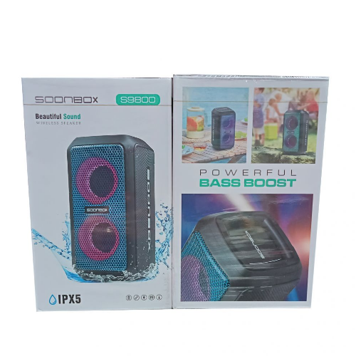 Портативна колонка 10W*2 чорний Soonbox S9800 | Зображення 3