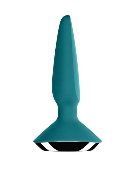 Анальна пробка з вібрацією Plug-ilicious 1 petrol Sex Aura | Зображення 1