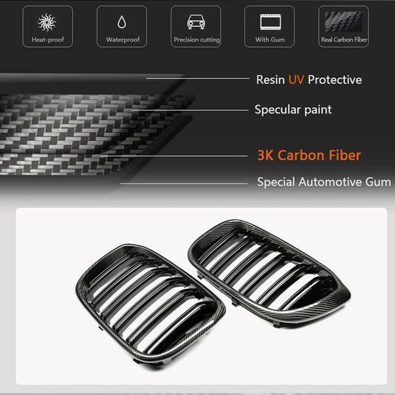 Ноздри M-Look (2018-2021, Карбон) для BMW X4 G02 2018- гг | Зображення 1