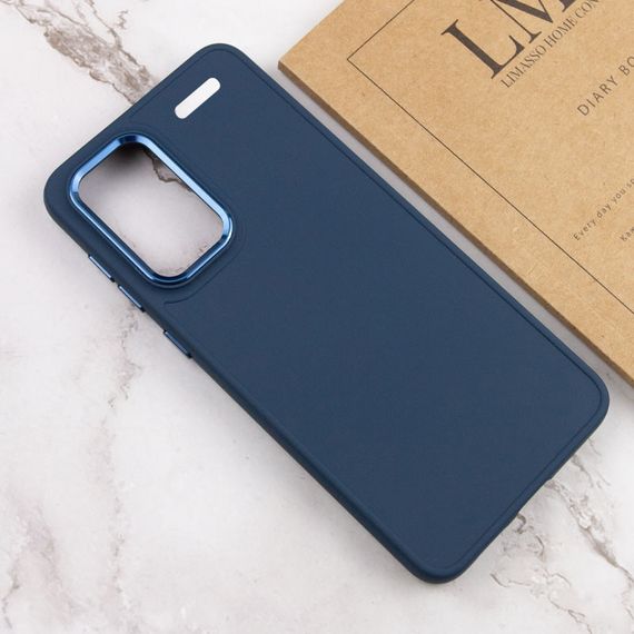 TPU чохол Bonbon Metal Style для Xiaomi Redmi Note 13 Pro+ Синій / Cosmos blue | Зображення 3