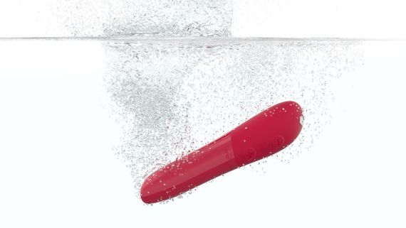 Потужна віброкуля Tango X Cherry Red by We-Vibe, 7 режимів вібрації, 8 рівнів інтенсивності, Червоний | Зображення 2