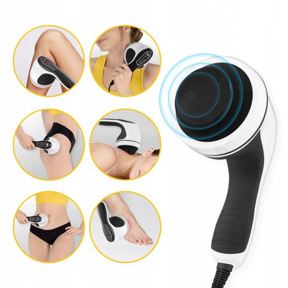 Антицелюлітний ручний масажер для тіла 4FIZJO Body Shaping 4 в 1 4FJ0557 White (P-5907739319111) | Зображення 8