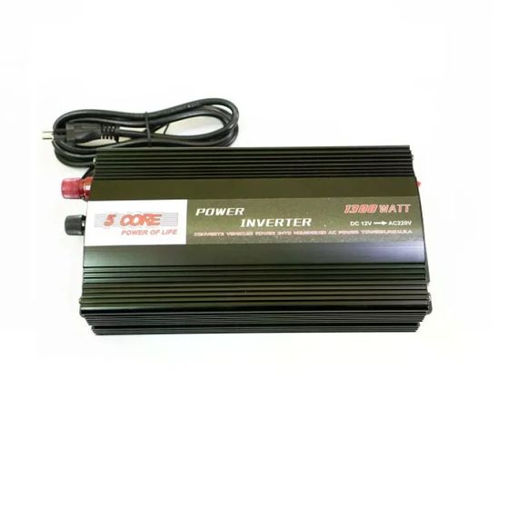 Инвертор 5 CORE 1300W 12V UPS+CHARGE • Преобразователь напряжения 5 CORE 1300W 12V-220V с зарядкой аккумулятора и защитой | Зображення 3