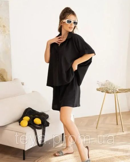 Костюм цвет черный размеры S, L, M FI_008183 | Зображення 1