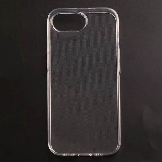 TPU чехол Epic Transparent 1,5mm для Apple iPhone 16e (6.1") Бесцветный (прозрачный) | Зображення 4