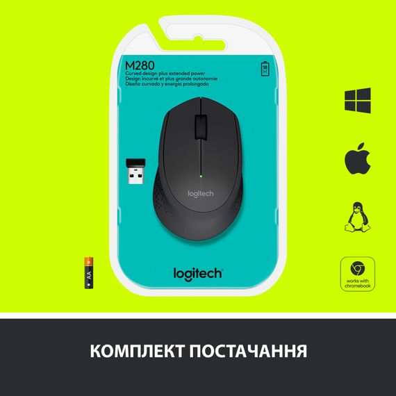 Мишка Logitech M280 Black (910-004287) | Зображення 7