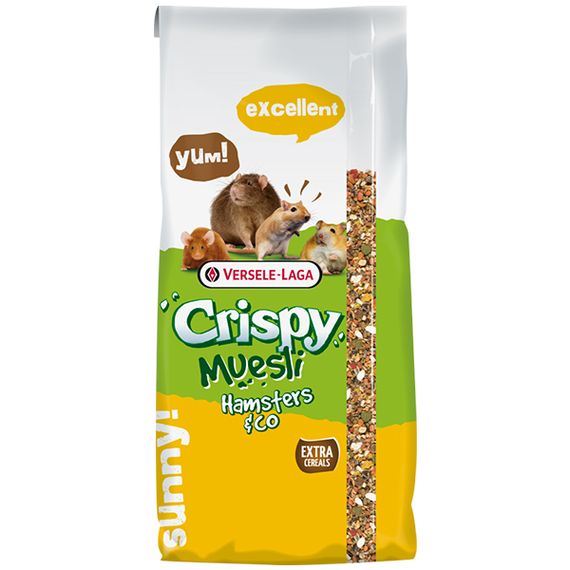 Корм Versele-Laga Crispy Muesli Hamster для хом'яків, щурів та мишей 20 кг