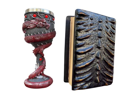 Подарунковий набір Келих 3D Танард Red і Блокнот 3D «Жар Серця Дракона» | Зображення 1