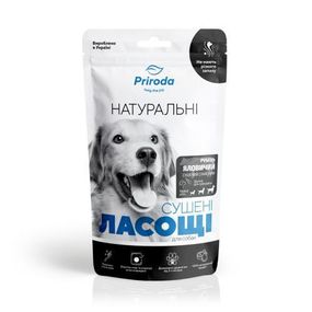 Натуральне сушене ласощі Priroda для собак Рубець яловичий сушений слайсами 50 г