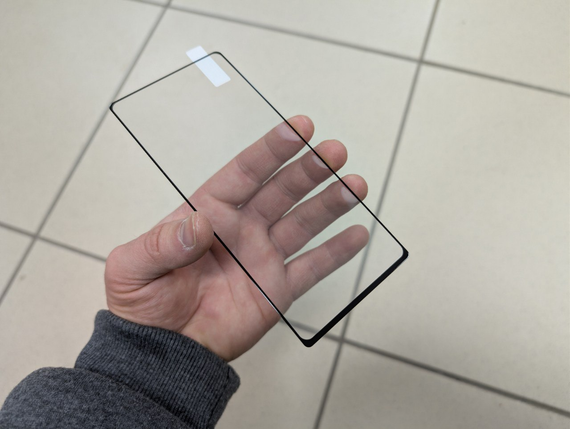Захисне скло для Samsung Galaxy Note 20 / Самсунг Гелаксі Ноут 20 Mietubl, 5D, з чорною рамкою