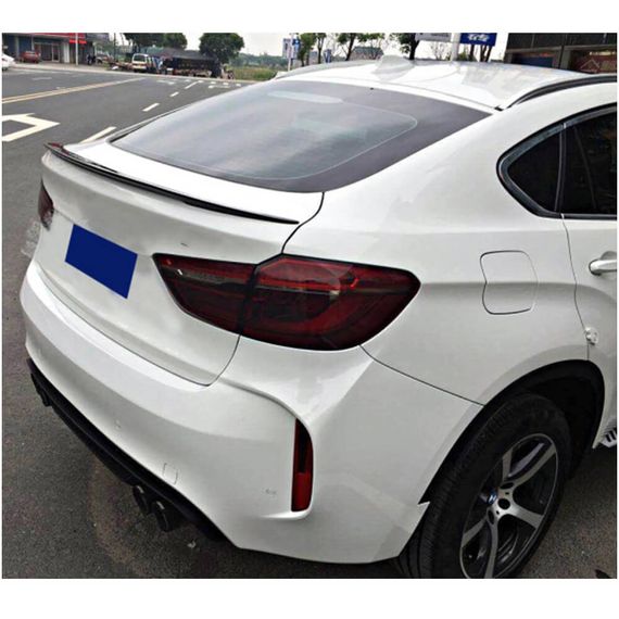 Спойлер крышки багажника Карбон V1 для BMW X6 E-71 2008-2014 гг | Зображення 1