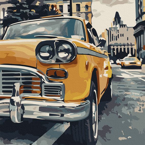 Картина по номерам. Art Craft "Особенное такси" 40х40 см 10518-АС