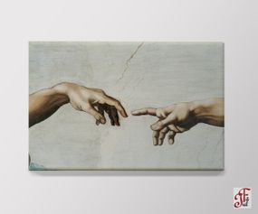 Друкована картина  Створення Адама (фрагмент) 60х40 см
