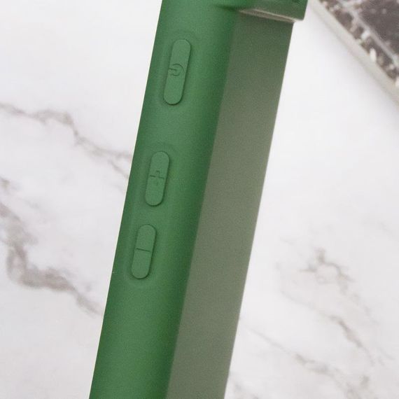 Чохол TPU GETMAN Liquid Silk Full Camera для Google Pixel 6 Зелений / Dark green | Зображення 1