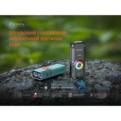 Фонарь Fenix E06R сірий (E06RGray) | Зображення 1
