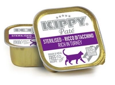 Вологий корм з індичкою для стерилізованих котів Kippy Pate Sterilised Cats Turkey, 90 гр