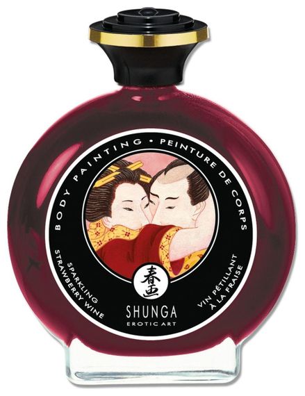 Фарба для тіла - Shunga Body Painting Strawberry Sparkling Wine Sex Aura | Зображення 1