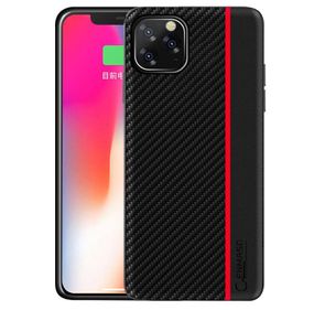 Чехол накладка Primo Cenmaso для Apple iPhone 11 Pro Max - Black&Red