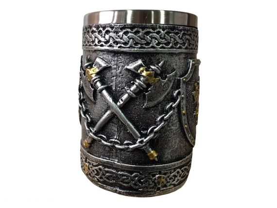 Кухоль Чашка 3D Зі Львів Сокира Лев у Щіті | Зображення 1