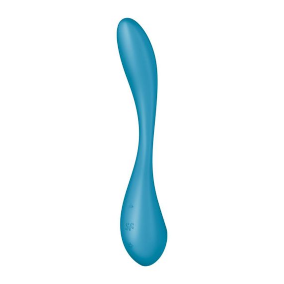 Універсальний вібратор Satisfyer G-Spot Flex 5+ Petrol для стимуляції G-точки та клітора, 12 режимів, водостійкий, додаток Satisfy | Зображення 2