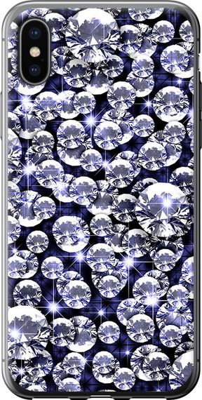 Чехол на iPhone XS бриллиант "1742u-1583-17620"