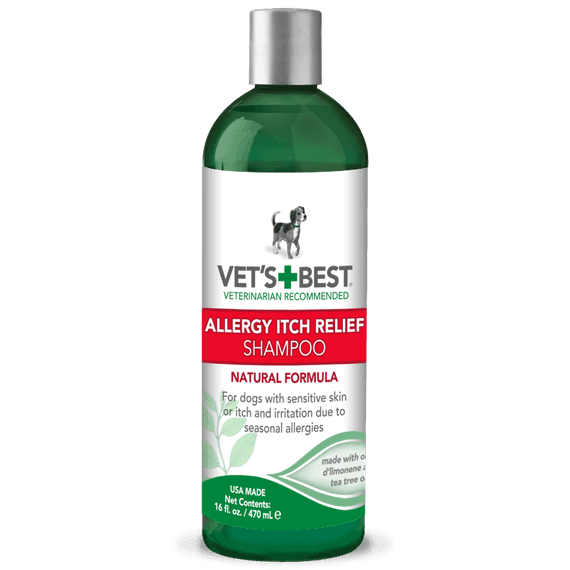 Шампунь для собак з чутливою шкірою Vet's Best Allergy Itch Relief Shampoo 470 мл