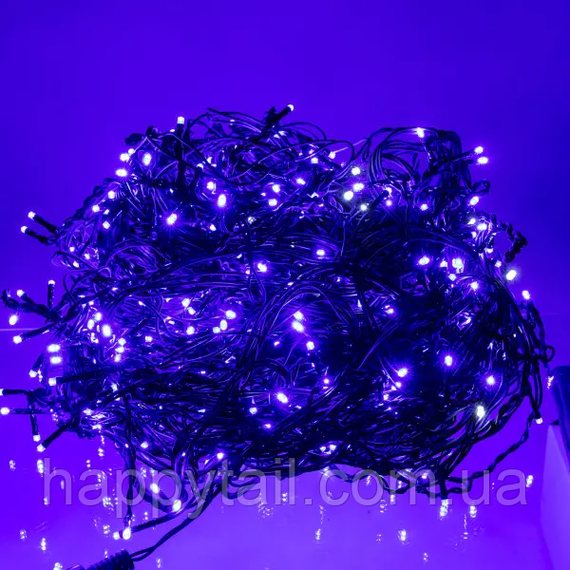 Вулична гірлянда Бахрома 50 м 840 LED чорний провід Синій 50MBBL | Зображення 1