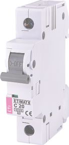 Автоматический выключатель ETI,  ETIMAT 6  1p С 20А (6 kA) (2141517)
