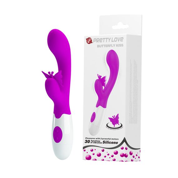 Вибратор - Pretty Love Butterfly Kiss Vibrator Purple Sex Aura