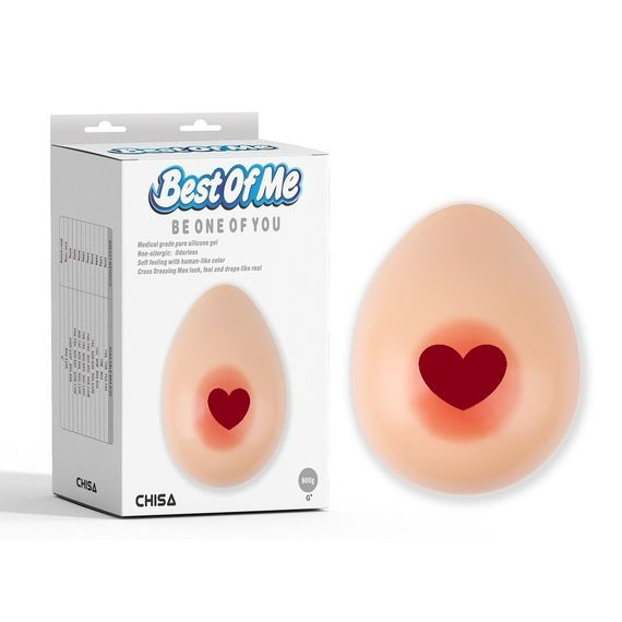 Грудь имплант Chisa Best Of Me Be One Of You, размер M, 800 гр Sex Aura