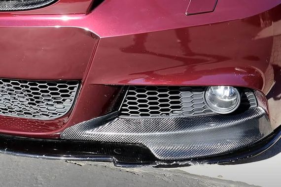 Накладки на передній бампер Flap (для E90 2008-2011 M-Sport, Карбон) для BMW 3 серія E-90/91/92/93 рр | Зображення 4