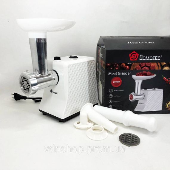 М'ясорубки надійні, Електрична м'ясорубка з металевим редуктором 'ясорубка овочерізка соковижималка KA-42 | Зображення 4