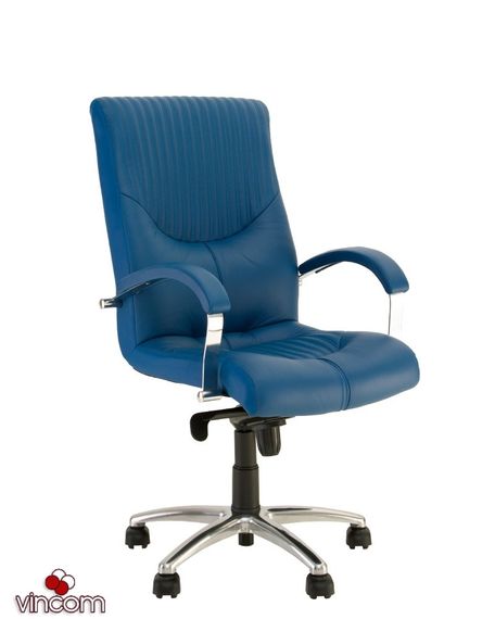 Кресло Новый Стиль GERMES steel chrome LB (Экокожа) | Зображення 3
